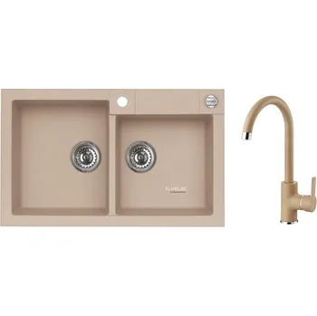 Granitový dřez Alveus SET ROCK 90 - 55+ BATERIE TONIA -55 + 5 % sleva v košíku s kódem SLEVA5