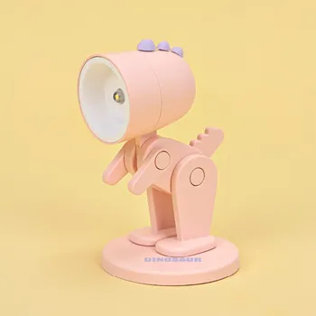 Lampička MINI lampička LED Dino - Růžový