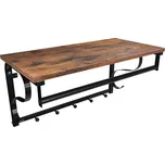 Nástěnný věšák TAYLOR, hnědý