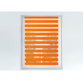 Roleta FEXI Zatemňovací Roleta Den a noc, Origin slim mandarinka, A 033 v POLO kazetě, 150x30 cm