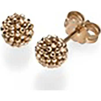 Náušnice Zlaté náušnice ve tvaru kuliček Mio Materiál šperku: Růžové zlato