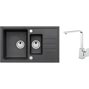 Granitový dřez Alveus SET Intermezzo 70/91 + BATERIE RENO + 5 % sleva v košíku s kódem SLEVA5