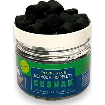 Nástraha Rozpustné Pelety Method Feeder Fans Method Fluo 150ml 14mm Česnek