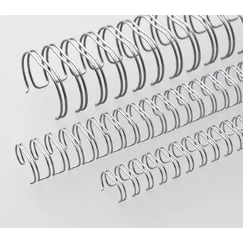 Vázací hřbet Vázací hřbet RENZ kovový (3/1") A4 průměr 8mm stříbrný 100ks