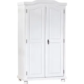 Šatní skříň Šatní skříň BAEKADUS 2D, bílá + vyzvednutí ZDARMA
