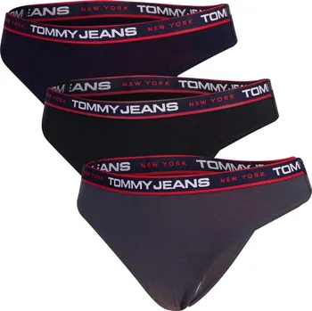 Kalhotky Tommy Hilfiger 3P THONG (EXT SIZES) UW0UW04709 0VA L Velikost: XS