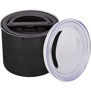 Dóza na potraviny AIRSCAPE PLANETARY DESIGN 645771002060 černá vakuová dóza na kávu z nerezové oceli s kapacitou 850 ml průměr 120 mm výška 108 mm pro kávovar