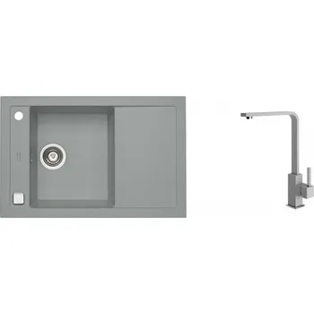 Granitový dřez Alveus SET FORMIC 30/81 + BATERIE AFRA 81 + 5 % sleva v košíku s kódem SLEVA5