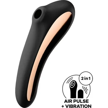 Vibrátor Satisfyer Dual KISS black