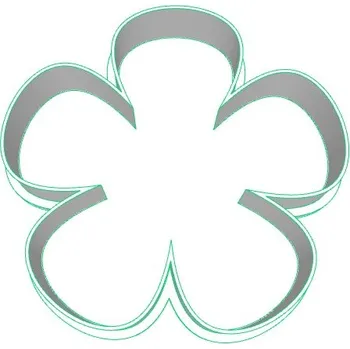 Vykrajovátko Kytička 2 plastové vykrajovátko