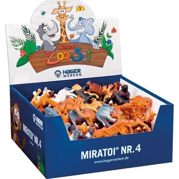 Miratoi Zoo N.4 zvířátka pro děti, 100ks