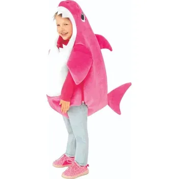 Karnevalový kostým Dětský kostým - žralok Baby Shark velikost 24 měsíců - 6 let Barva: máma, Velikost: 110