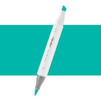 Lihová fixa OHUHU oboustranná Brush & Chisel, G4 Mint Green Light