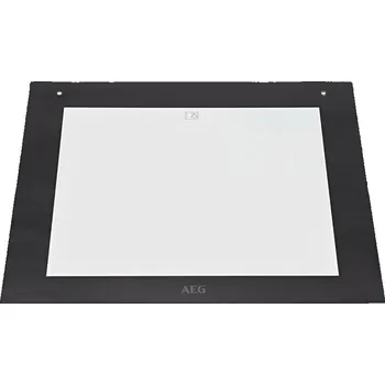 Příslušenství pro sporák Aeg náhradní díl 140198084109 originální vnější přední sklo 594 x 491 mm dveří trouby