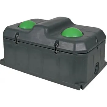 napáječka pro hospodářská zvířata Napáječka míčová nezámrzná dvoumístná DUO, 100l, plast, pro skot a kon