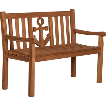 Zahradní lavice Lavička Woodie NAVY deVries Rozměr: M 120x60x89 cm