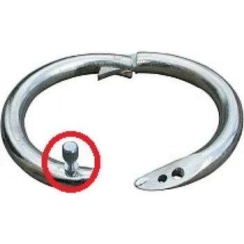 Šroubek náhradní pro kroužek nosní Top 52-54 mm, poniklovaný