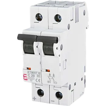 Jistič DC jistič 20A 2-pólový