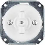 Porcelánový otočný vypínač křížový bez rámečku