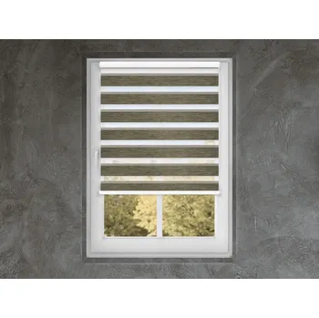 Roleta FEXI Zatemňovací Roleta Den a noc, Nature jalovec, A 064 v MAXI kazetě, 150x30 cm