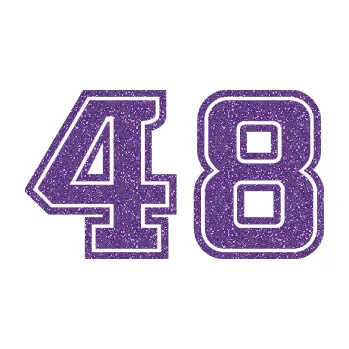 Polep vozidla SAMOLEPKA Startovní číslo 48 typ 5 (87 - Ultra Metalic fialová) NA AUTO, NÁLEPKA, FÓLIE, POLEP, TUNING, VLASTNÍ TEXT, TISK, AUTOSAMOLEPKY.cz, POLEPY, OBRÁZEK, LOGO, SAMOLEPKY