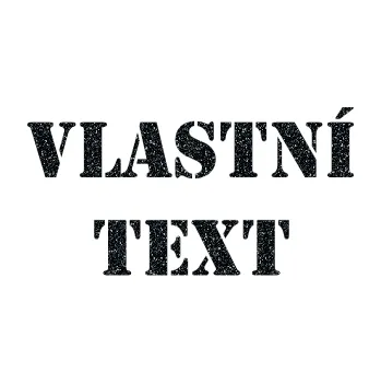 Polep vozidla Vlastní text - Stencil (85 - Ultra Metalic černá) SAMOLEPKA NA AUTO, NÁLEPKA, FÓLIE, POLEP, TUNING, VLASTNÍ TEXT, TISK, AUTOSAMOLEPKY.cz, POLEPY, OBRÁZEK, LOGO, 3D STICKERS
