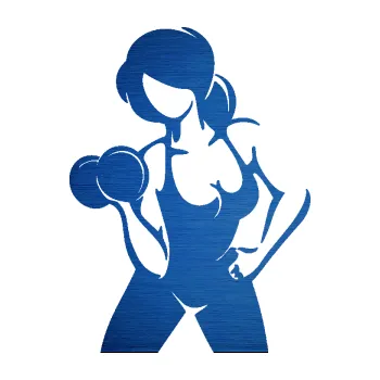 Polep vozidla Fitness 001 levá posilování s činkou (65 - škrábaný kov modrý) SAMOLEPKA NA AUTO, NÁLEPKA, FÓLIE, POLEP, TUNING, VLASTNÍ TEXT, TISK, AUTOSAMOLEPKY.cz, POLEPY, OBRÁZEK, LOGO, 3D STICKERS