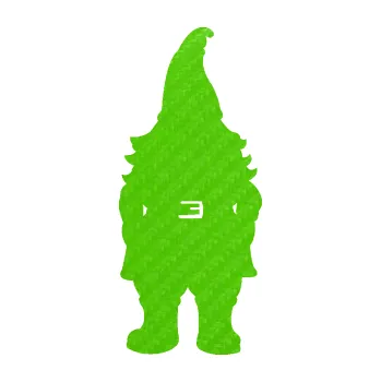 Samolepící dekorace SAMOLEPKA Trpaslík 001 pravá (58 - 3D karbon zelený kawasaki) NA AUTO, NÁLEPKA, FÓLIE, POLEP, TUNING, VLASTNÍ TEXT, TISK, AUTOSAMOLEPKY.cz, POLEPY, OBRÁZEK, LOGO, SAMOLEPKY