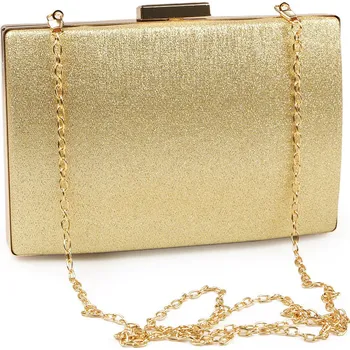 Kabelka - psaníčko metalické, barva 2 zlatá sv.