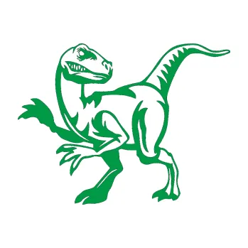 Samolepící dekorace Tyrannosaurus Rex 003 levá (12 - zelená) SAMOLEPKA NA AUTO, NÁLEPKA, FÓLIE, POLEP, TUNING, VLASTNÍ TEXT, TISK, AUTOSAMOLEPKY.cz, POLEPY, OBRÁZEK, LOGO, 3D STICKERS