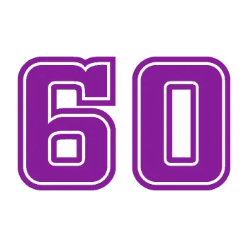 Polep vozidla Startovní číslo 60 typ 5 (14 - fialová) SAMOLEPKA NA AUTO, NÁLEPKA, FÓLIE, POLEP, TUNING, VLASTNÍ TEXT, TISK, AUTOSAMOLEPKY.cz, POLEPY, OBRÁZEK, LOGO, 3D STICKERS