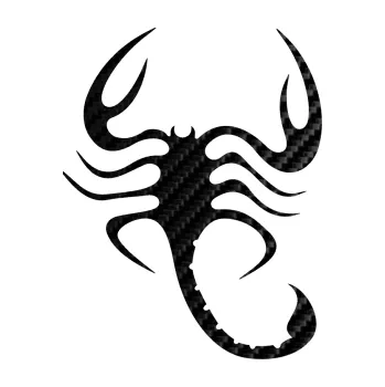 Polep vozidla Štír 002 pravá (50 - 3D karbon černý) SAMOLEPKA NA AUTO, NÁLEPKA, FÓLIE, POLEP, TUNING, VLASTNÍ TEXT, TISK, AUTOSAMOLEPKY.cz, POLEPY, OBRÁZEK, LOGO, 3D STICKERS