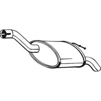 Tlumič výfuku Zadní tlumič výfuku BOSAL 154-293