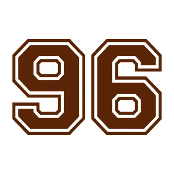 Polep vozidla Startovní číslo 96 typ 4 (15 - hnědá) SAMOLEPKA NA AUTO, NÁLEPKA, FÓLIE, POLEP, TUNING, VLASTNÍ TEXT, TISK, AUTOSAMOLEPKY.cz, POLEPY, OBRÁZEK, LOGO, 3D STICKERS