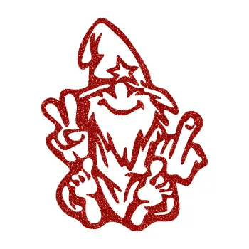 Samolepicí dekorace na vozidlo Skřítek f*ck pravá (86 - Ultra Metalic červená) SAMOLEPKA NA AUTO, NÁLEPKA, FÓLIE, POLEP, TUNING, VLASTNÍ TEXT, TISK, AUTOSAMOLEPKY.cz, POLEPY, OBRÁZEK, LOGO, 3D STICKERS