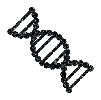 samolepka Vzorec DNA levá (85 - Ultra Metalic černá) SAMOLEPKA NA AUTO, NÁLEPKA, FÓLIE, POLEP, TUNING, VLASTNÍ TEXT, TISK, AUTOSAMOLEPKY.cz, POLEPY, OBRÁZEK, LOGO, 3D STICKERS