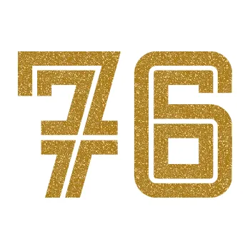 Polep vozidla Startovní číslo 76 typ 7 (92 - Ultra Metalic zlatá) SAMOLEPKA NA AUTO, NÁLEPKA, FÓLIE, POLEP, TUNING, VLASTNÍ TEXT, TISK, AUTOSAMOLEPKY.cz, POLEPY, OBRÁZEK, LOGO, 3D STICKERS