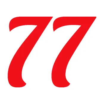 Polep vozidla SAMOLEPKA Startovní číslo 77 typ 3 (10 - červená) NA AUTO, NÁLEPKA, FÓLIE, POLEP, TUNING, VLASTNÍ TEXT, TISK, AUTOSAMOLEPKY.cz, POLEPY, OBRÁZEK, LOGO, SAMOLEPKY