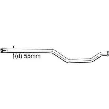 Katalyzátor Opravné potrubí, katalyzátor BOSAL 889-003