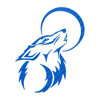 Polep vozidla SAMOLEPKA Vlk 014 pravá vyje na měsíc (57 - 3D karbon modrý) NA AUTO, NÁLEPKA, FÓLIE, POLEP, TUNING, VLASTNÍ TEXT, TISK, AUTOSAMOLEPKY.cz, POLEPY, OBRÁZEK, LOGO, SAMOLEPKY