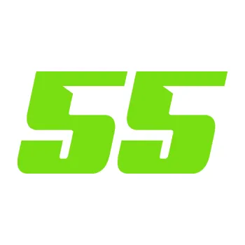 Polep vozidla Startovní číslo 55 typ 6 (04 - zelená kawasaki) SAMOLEPKA NA AUTO, NÁLEPKA, FÓLIE, POLEP, TUNING, VLASTNÍ TEXT, TISK, AUTOSAMOLEPKY.cz, POLEPY, OBRÁZEK, LOGO, 3D STICKERS