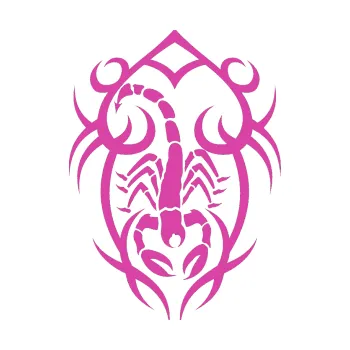 Polep vozidla Štír 013 pravá (16 - růžová) SAMOLEPKA NA AUTO, NÁLEPKA, FÓLIE, POLEP, TUNING, VLASTNÍ TEXT, TISK, AUTOSAMOLEPKY.cz, POLEPY, OBRÁZEK, LOGO, 3D STICKERS