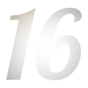 Polep vozidla SAMOLEPKA Startovní číslo 16 typ 3 (82 - odrazková reflexní bílá) NA AUTO, NÁLEPKA, FÓLIE, POLEP, TUNING, VLASTNÍ TEXT, TISK, AUTOSAMOLEPKY.cz, POLEPY, OBRÁZEK, LOGO, SAMOLEPKY