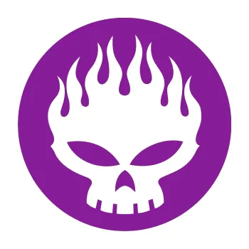 Samolepící dekorace The Off Spring 003 (14 - fialová) SAMOLEPKA NA AUTO, NÁLEPKA, FÓLIE, POLEP, TUNING, VLASTNÍ TEXT, TISK, AUTOSAMOLEPKY.cz, POLEPY, OBRÁZEK, LOGO, 3D STICKERS