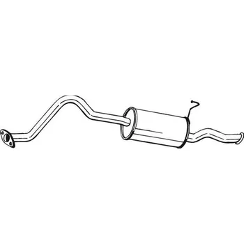 Výfukový systém Zadní tlumič výfuku BOSAL 284-077