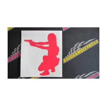 Samolepící dekorace SAMOLEPKA Vojačka 001 levá (10 - červená) NA AUTO, NÁLEPKA, FÓLIE, POLEP, TUNING, VLASTNÍ TEXT, TISK, AUTOSAMOLEPKY.cz, POLEPY, OBRÁZEK, LOGO, SAMOLEPKY