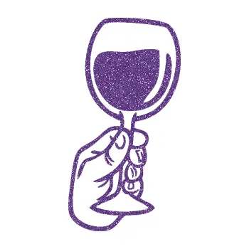 Samolepící dekorace Sklenka vína pravá přípitek (87 - Ultra Metalic fialová) SAMOLEPKA NA AUTO, NÁLEPKA, FÓLIE, POLEP, TUNING, VLASTNÍ TEXT, TISK, AUTOSAMOLEPKY.cz, POLEPY, OBRÁZEK, LOGO, 3D STICKERS