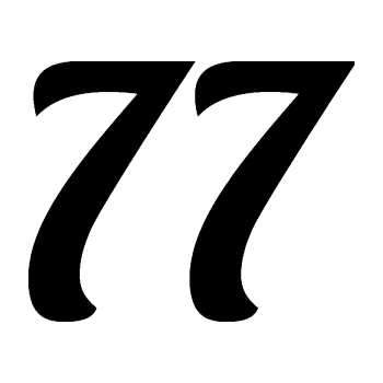 Polep vozidla Startovní číslo 77 typ 3 (01 - černá) SAMOLEPKA NA AUTO, NÁLEPKA, FÓLIE, POLEP, TUNING, VLASTNÍ TEXT, TISK, AUTOSAMOLEPKY.cz, POLEPY, OBRÁZEK, LOGO, 3D STICKERS