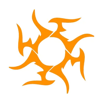 Polep vozidla Tetování 123 (06 - oranžová) SAMOLEPKA NA AUTO, NÁLEPKA, FÓLIE, POLEP, TUNING, VLASTNÍ TEXT, TISK, AUTOSAMOLEPKY.cz, POLEPY, OBRÁZEK, LOGO, 3D STICKERS