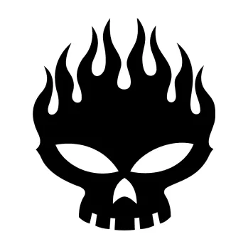 Samolepící dekorace SAMOLEPKA The Off Spring 004 (01 - černá) NA AUTO, NÁLEPKA, FÓLIE, POLEP, TUNING, VLASTNÍ TEXT, TISK, AUTOSAMOLEPKY.cz, POLEPY, OBRÁZEK, LOGO, SAMOLEPKY